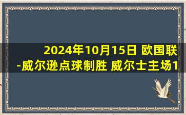 2024年10月15日 欧国联-威尔逊点球制胜 威尔士主场1-0黑山